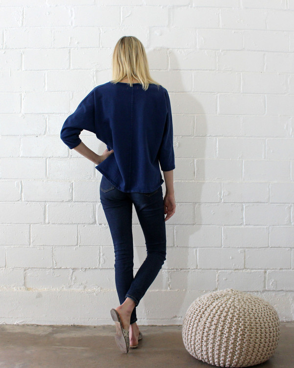 Esby SUNSET SWEATER KNIT - INDIGO Esby SUNSET SWEATER KNIT - INDIGO