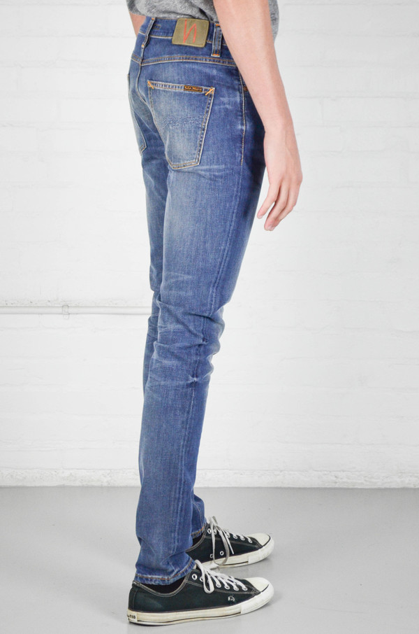 Men's Nudie Lean Dean Indigo Throb Men's Nudie Lean Dean Indigo Throb