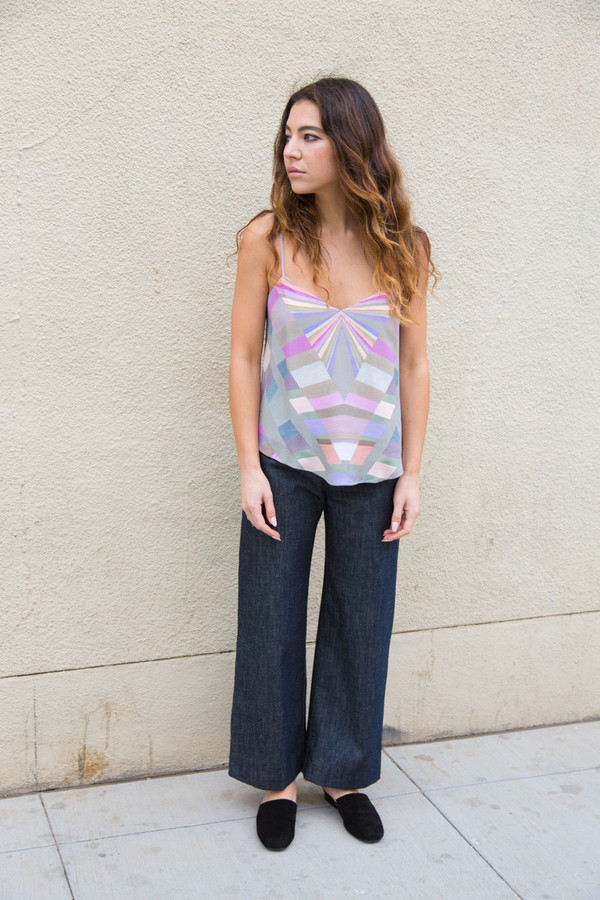 mara hoffman crepe v-neck tank mara hoffman crepe v-neck tank