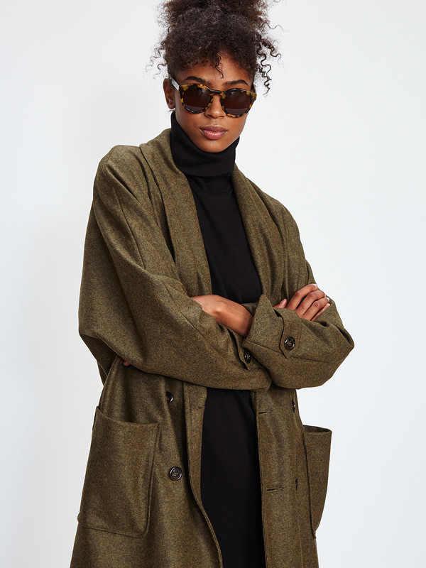 NIKKI CHASIN LOZANO SHAWL COLLAR COAT NIKKI CHASIN LOZANO SHAWL COLLAR COAT