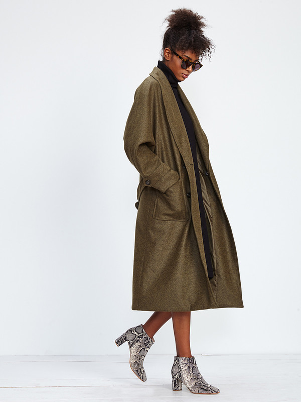 NIKKI CHASIN LOZANO SHAWL COLLAR COAT NIKKI CHASIN LOZANO SHAWL COLLAR COAT