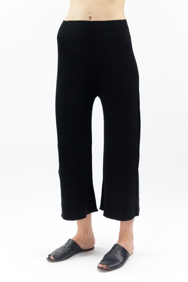 Objects without Meaning Sweater Rib Pant - Black Objects without Meaning Sweater Rib Pant - Black