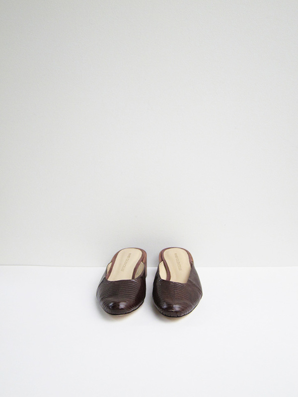Mari Giudicelli Leblon Mule, Lizard Mari Giudicelli Leblon Mule, Lizard