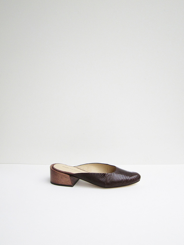 Mari Giudicelli Leblon Mule, Lizard Mari Giudicelli Leblon Mule, Lizard