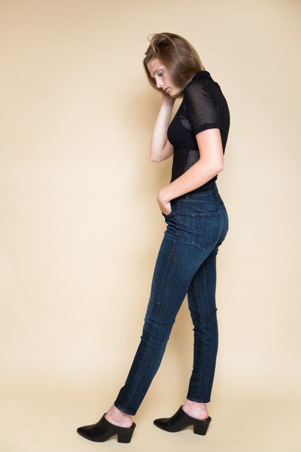 3x1 NYC W3 High Rise Channel Seam Skinny - Strike 3x1 NYC W3 High Rise Channel Seam Skinny - Strike