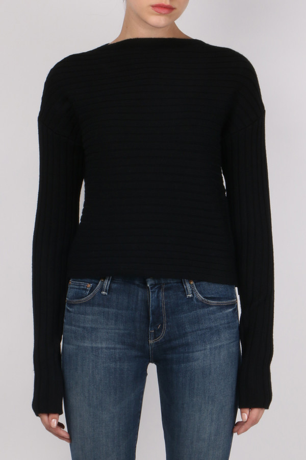 Tibi Merino Rib Sweater Pullover Tibi Merino Rib Sweater Pullover