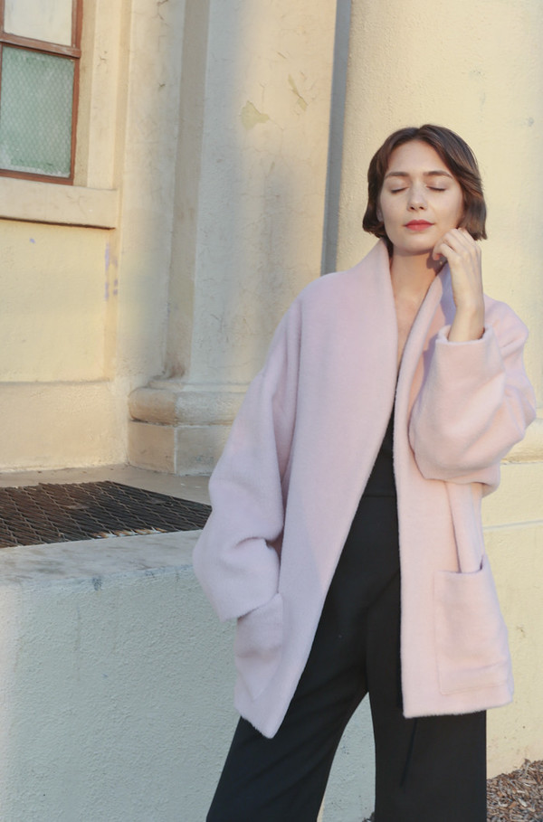 Horses Atelier Patch Pocket Jacket in Pink Horses Atelier Patch Pocket Jacket in Pink