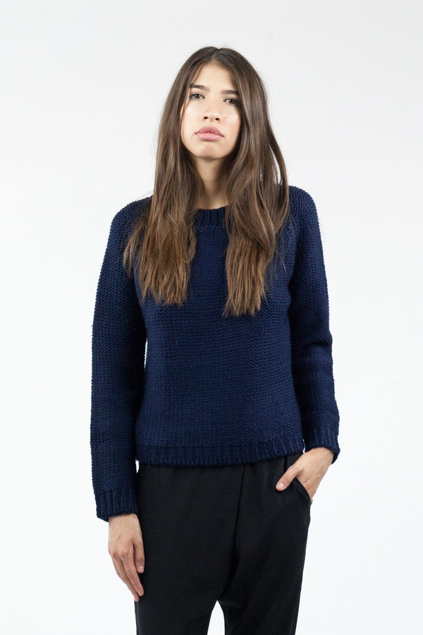 Objects without Meaning Raglan Sweater - Navy Objects without Meaning Raglan Sweater - Navy