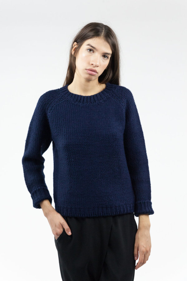 Objects without Meaning Raglan Sweater - Navy Objects without Meaning Raglan Sweater - Navy