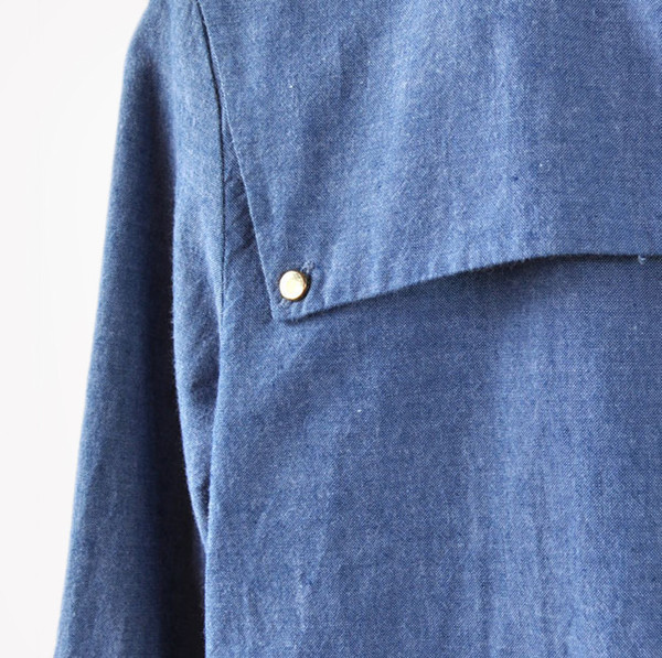 VALENTINE GAUTHIER - LONG SLEEVE BUTTON DOWN - CHAMBRAY VALENTINE GAUTHIER - LONG SLEEVE BUTTON DOWN - CHAMBRAY