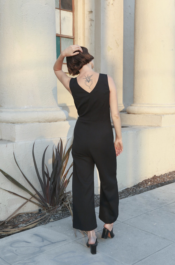 Town Clothes Mara Jumpsuit in Onyx Town Clothes Mara Jumpsuit in Onyx