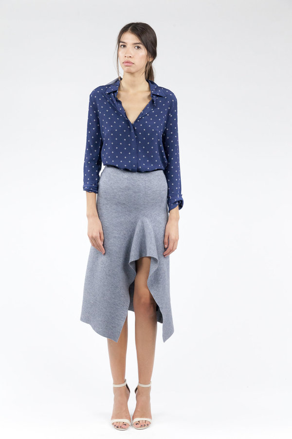 C/MEO Break Free Knit Skirt - Grey Marle C/MEO Break Free Knit Skirt - Grey Marle