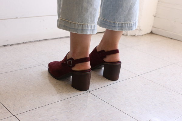 Intentionally Blank HONCHO in BURGUNDY SUEDE Intentionally Blank HONCHO in BURGUNDY SUEDE