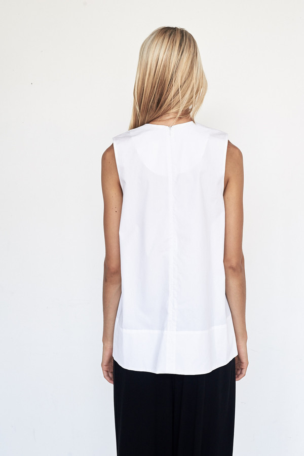 Fabiana Pigna Cotton Bessette Blouse - White Fabiana Pigna Cotton Bessette Blouse - White