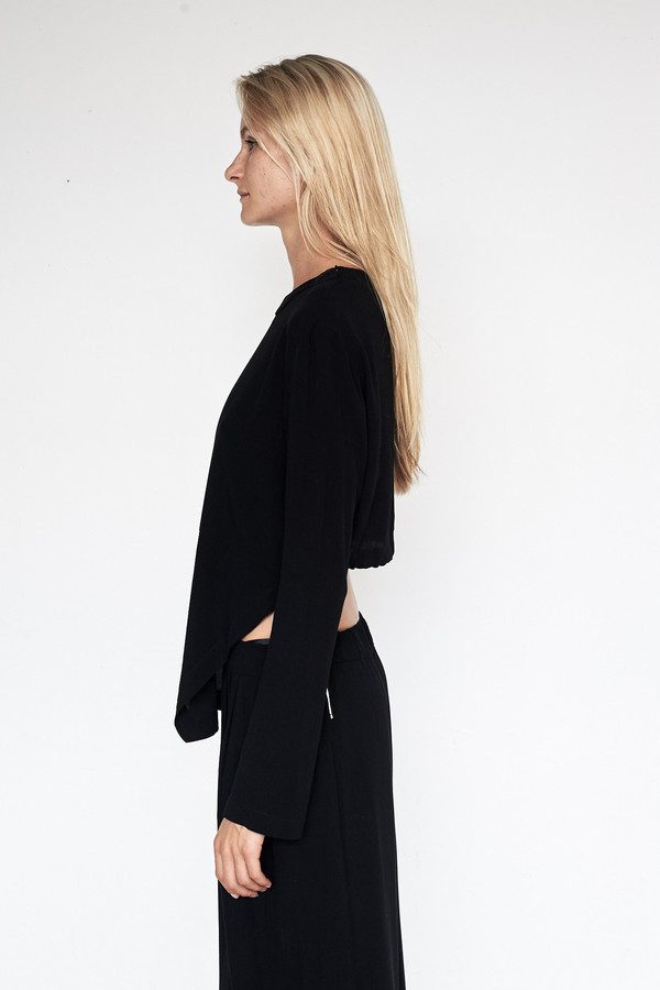 Assembly New York Crepe L/S Bevel Top Assembly New York Crepe L/S Bevel Top