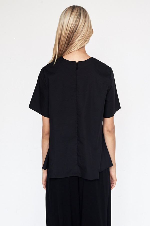 Fabiana Pigna Cotton Larissa Blouse - Black Fabiana Pigna Cotton Larissa Blouse - Black