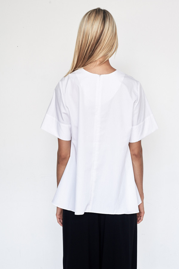 Fabiana Pigna Cotton Larissa Blouse - White Fabiana Pigna Cotton Larissa Blouse - White