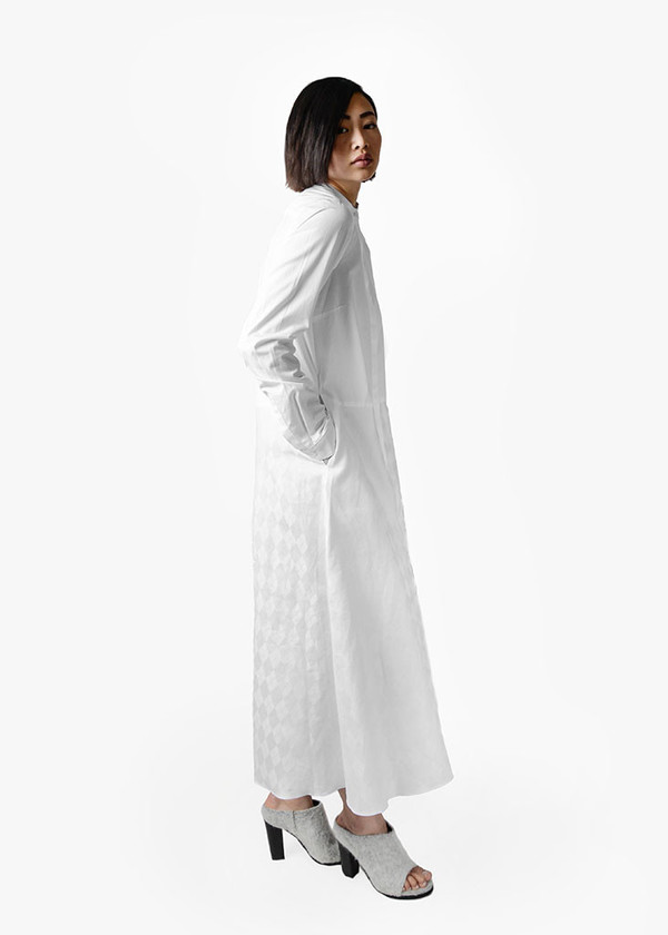 Svilu - Band Collar Shirtdress Svilu - Band Collar Shirtdress