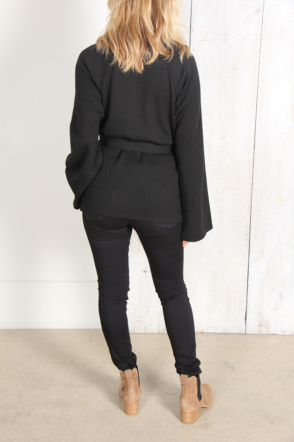 Helmut Lang BELTED KNIT CARDIGAN Helmut Lang BELTED KNIT CARDIGAN