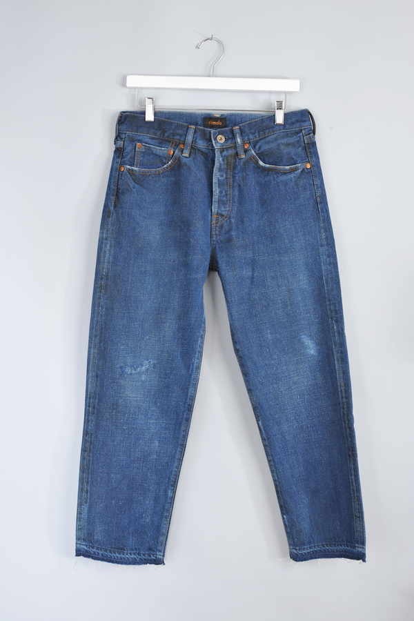 Medum Repair Ankle Cut Jeans by Chimala Medum Repair Ankle Cut Jeans by Chimala