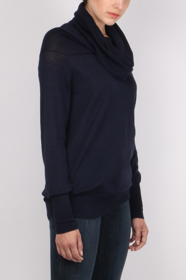(nude) Fold Over Collar Sweater (nude) Fold Over Collar Sweater