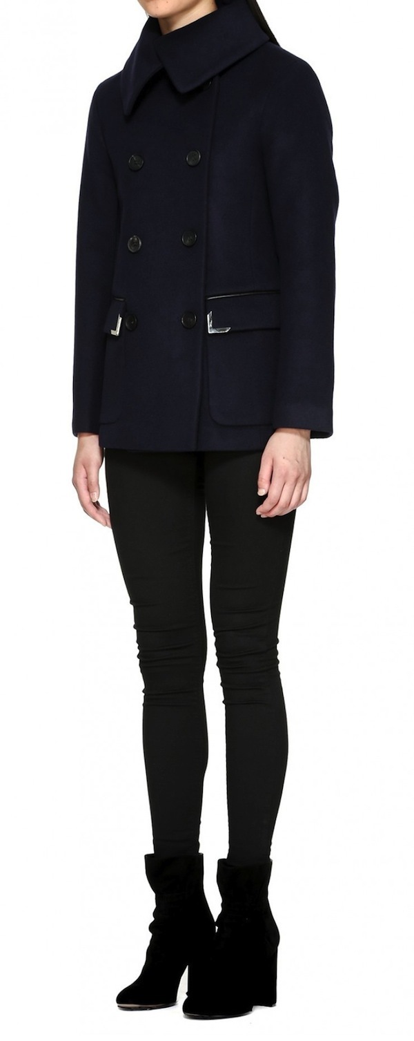 Mackage Phoebe Hip Length Flat Wool Coat Mackage Phoebe Hip Length Flat Wool Coat