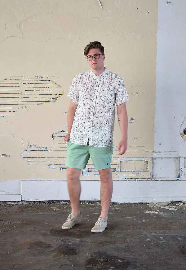 Men's Zanerobe Playa Del Active Short-Frost Green Men's Zanerobe Playa Del Active Short-Frost Green