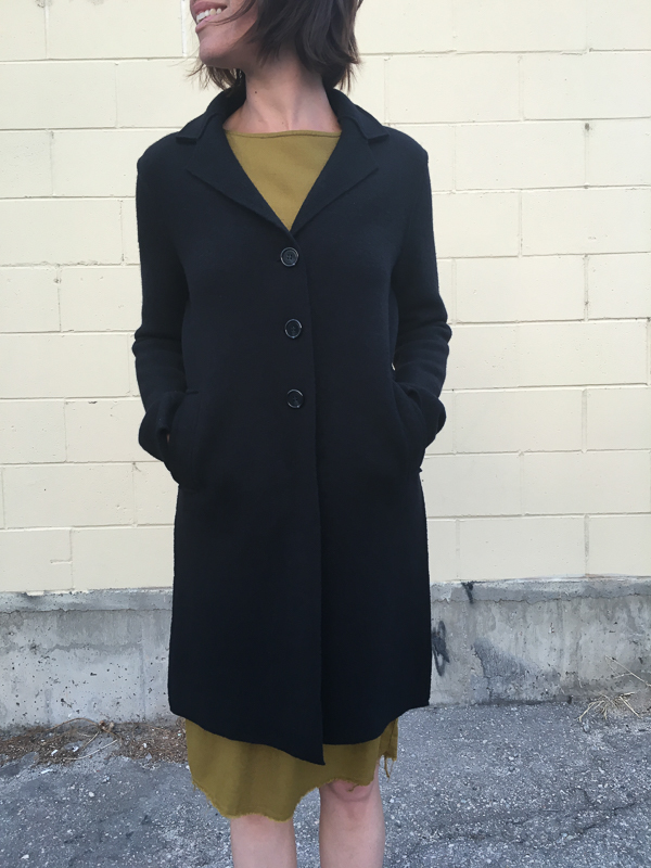 line boiled wool button coat line boiled wool button coat