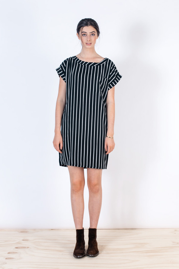 Bridge & Burn Sarah Black Stripe Bridge & Burn Sarah Black Stripe