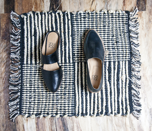 Zou Xou Loafer in Glazed Black Zou Xou Loafer in Glazed Black