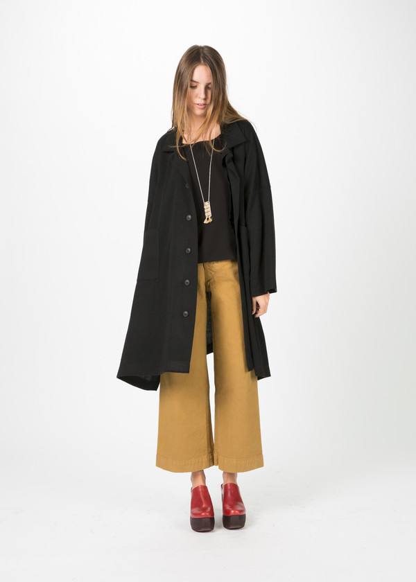 Nocturne #22 Draped Knit Wool Coat Nocturne #22 Draped Knit Wool Coat