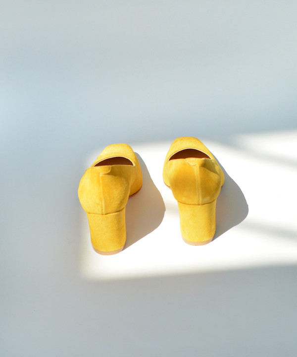 Maryam Nassir Zadeh Mustard Suede Maryam Pump Maryam Nassir Zadeh Mustard Suede Maryam Pump