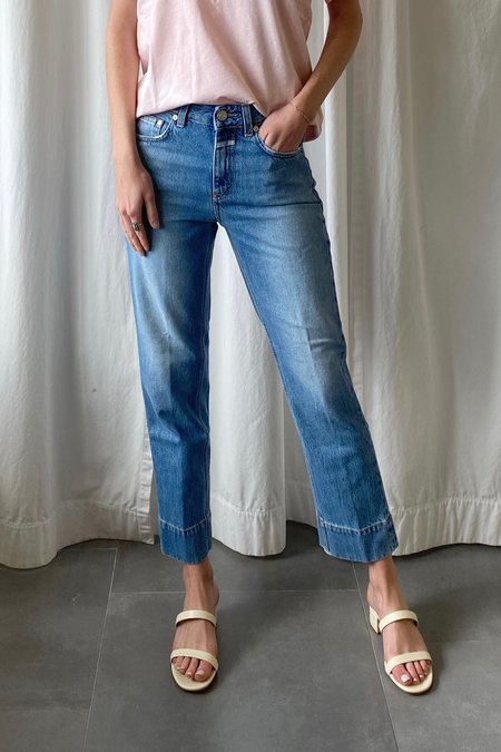 closed pedal 85 historic indigo denim