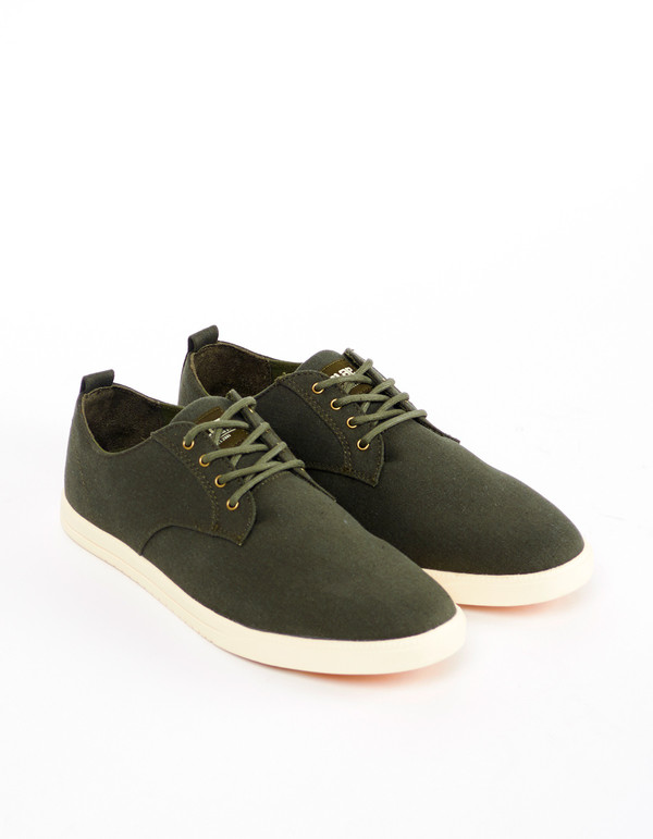 Men's Clae Ellington Textile Army Waxed Canvas Men's Clae Ellington Textile Army Waxed Canvas
