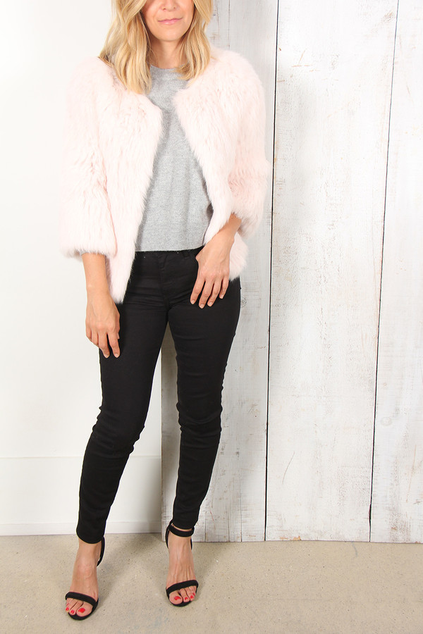 Yves Salomon CROP FUR JACKET Yves Salomon CROP FUR JACKET