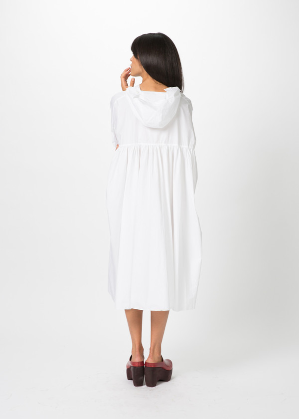 Rundholz Hooded Ruffle Dress Rundholz Hooded Ruffle Dress