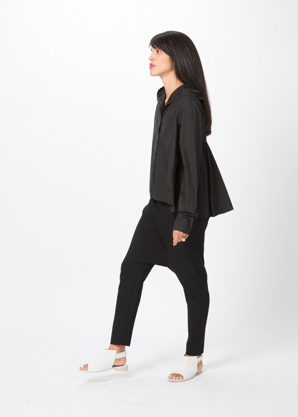 Rundholz Hooded Ruffle Shirt Rundholz Hooded Ruffle Shirt
