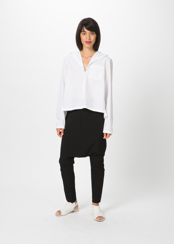Rundholz Hooded Ruffle Shirt Rundholz Hooded Ruffle Shirt