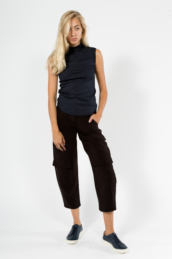 Nomia Mock Neck Muscle Tee Nomia Mock Neck Muscle Tee