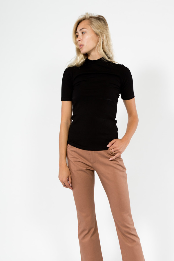 Nomia Mock Neck S/S Tee Nomia Mock Neck S/S Tee