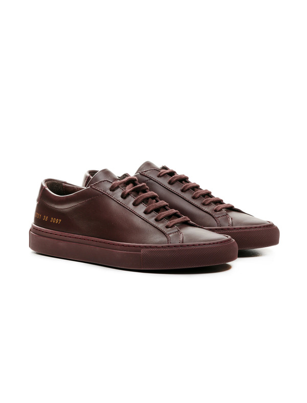 Woman by Common Projects Womens Original Achilles Bordeaux Woman by Common Projects Womens Original Achilles Bordeaux