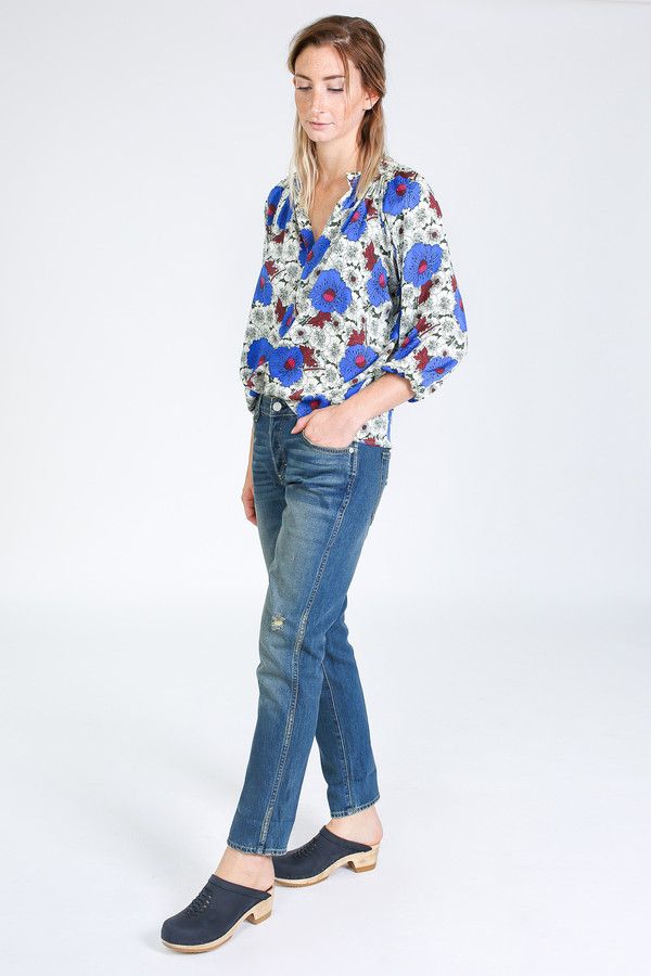 Tracy Reese Classic Blouse in Velvet night Tracy Reese Classic Blouse in Velvet night