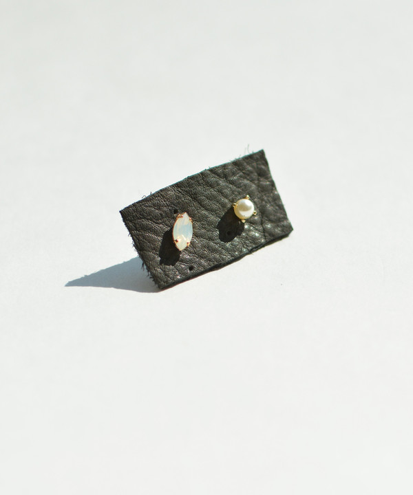 Bing Bang NYC Bing Bang Opal + Pearl Duo Studs Bing Bang NYC Bing Bang Opal + Pearl Duo Studs