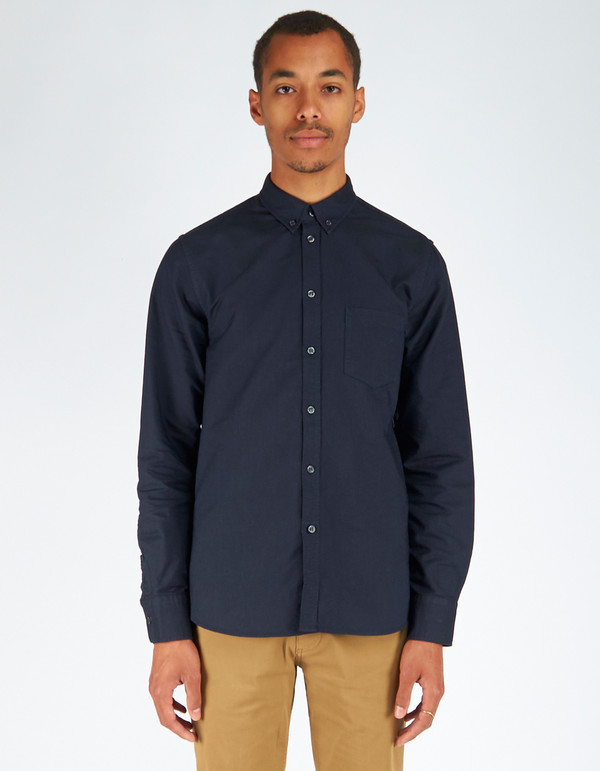 Men's Filippa K Paul Oxford Shirt Navy Night Blue Men's Filippa K Paul Oxford Shirt Navy Night Blue