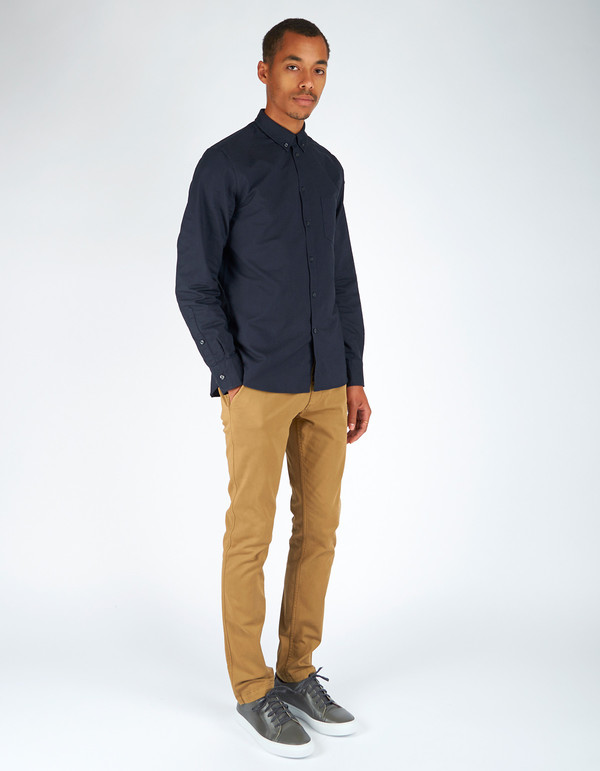 Men's Filippa K Paul Oxford Shirt Navy Night Blue Men's Filippa K Paul Oxford Shirt Navy Night Blue