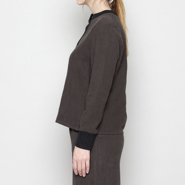 7115 by Szeki Fall Jumper - Linen - Charcoal FW16 7115 by Szeki Fall Jumper - Linen - Charcoal FW16