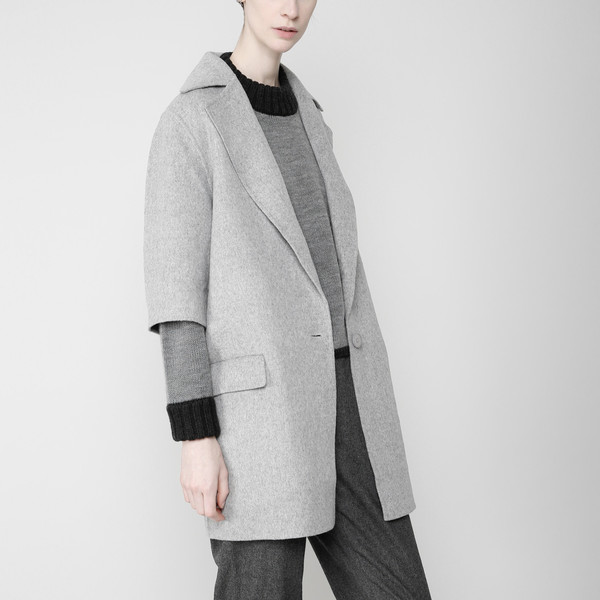 7115 by Szeki Mid-Sleeves Wool Jacket FW16 7115 by Szeki Mid-Sleeves Wool Jacket FW16