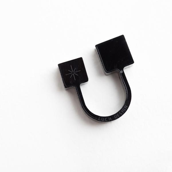 Luch Design Monochrome Cubes Ring Luch Design Monochrome Cubes Ring