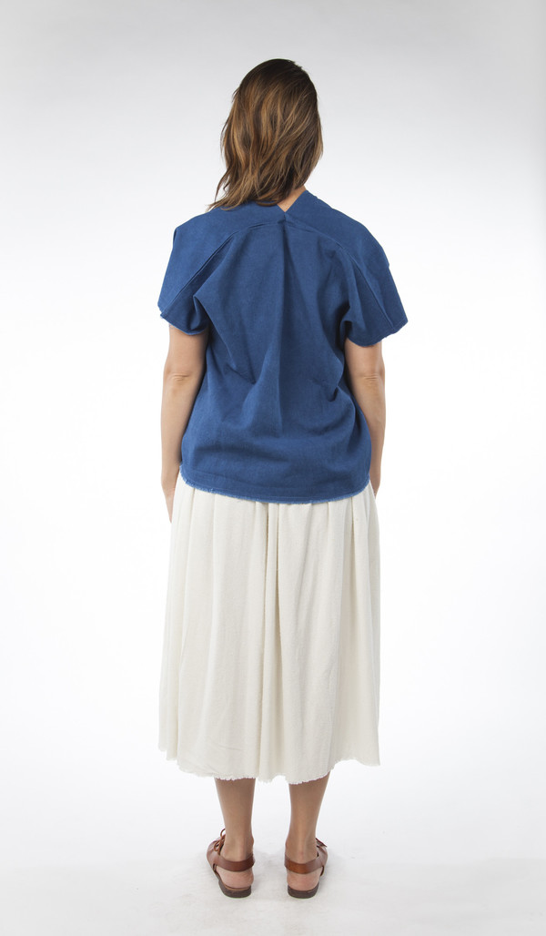 Miranda Bennett Everyday Top, Cropped, Denim in Indigo Miranda Bennett Everyday Top, Cropped, Denim in Indigo