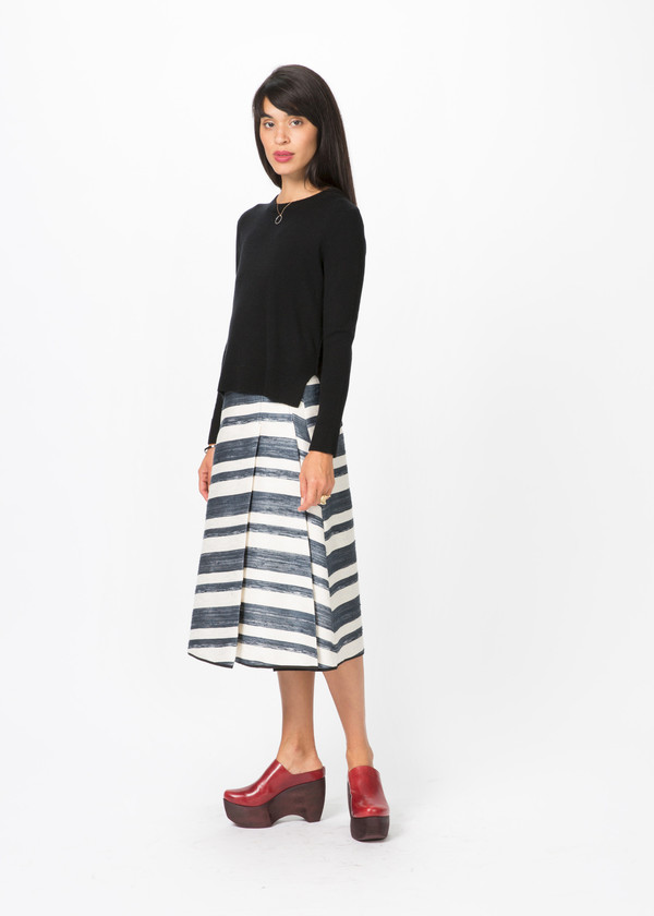 Organic by John Patrick Merino Blend Crop Pullover Organic by John Patrick Merino Blend Crop Pullover